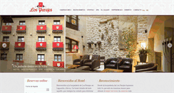 Desktop Screenshot of hospederiadelosparajes.com